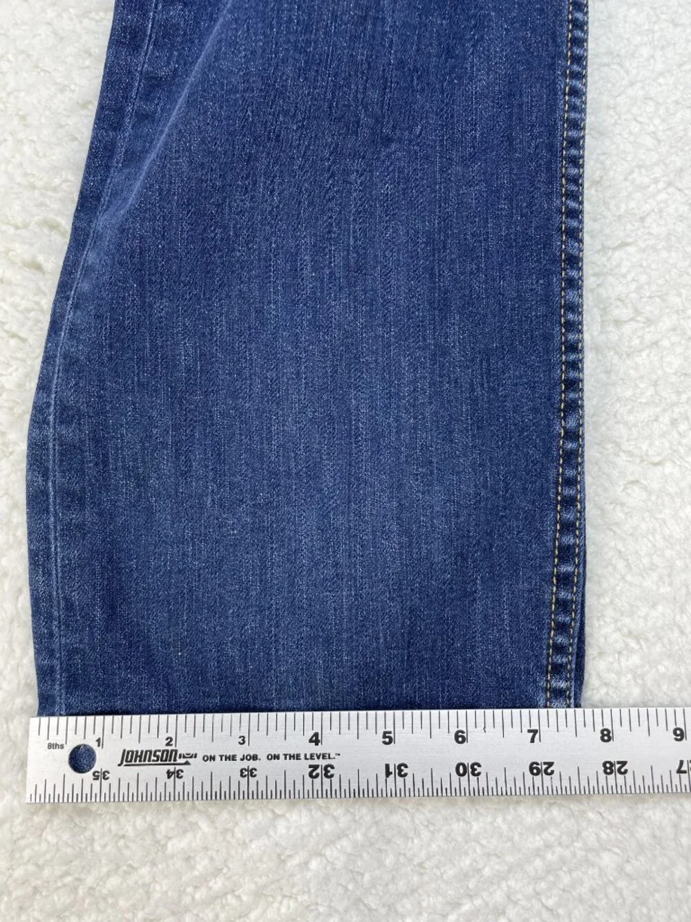 Levis Jeans 513 Mens 36x30 Blue Slim Straight Leg Low Rise Denim 90s Y2K